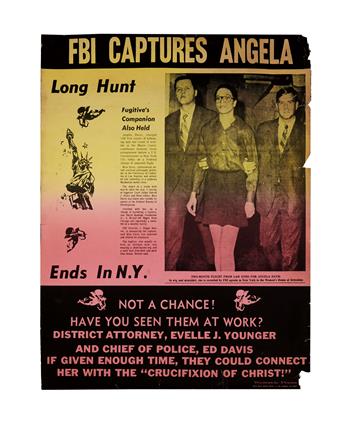 (BLACK PANTHERS.) FBI Captures Angela.